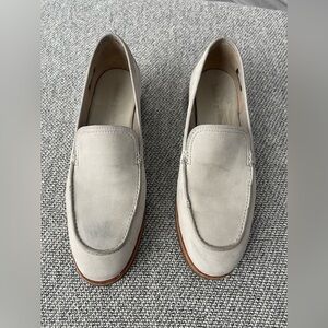 Timberland Somers Falls Beige Loafer Slip On Shoes, Women Size 10